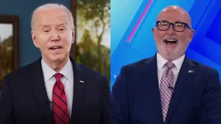 Detail in Joe Biden's debate challenge to Donald Trump leaves Sky News host in hysterics