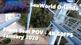 Manta Seaworld Orlando - Front Seat POV [4K] 60FPS - January 2020