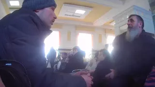 Беседа  с язычником на вокзале в Черепаново Игоря Дыбунова. 17. 02. 2018