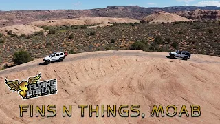 Nissan Xterra Off Road on Fins N Things Moab. Titan Swapped on 35's!