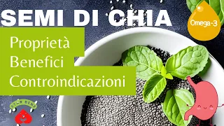 SEMI DI CHIA: Un Superfood per la Salute e il BENESSERE❗❗Proprietà, Benefici e Controindicazioni 🤩