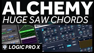 Alchemy Tutorial - Huge SAW CHORDS Like FLUME (EDM / Future Bass / Pop) [LOGIC PRO X)