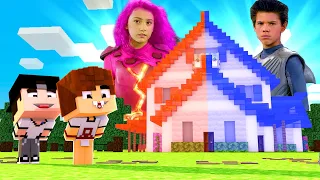 CASA DO SHARKBOY E LAVAGIRL - MINECRAFT