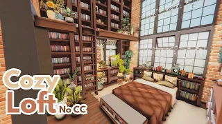 Building a Cozy Industrial Plant Loft In The Sims 4 ☕ No CC