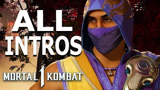 MORTAL KOMBAT 1 Rain All Intros Dialogue Character Banter MK1