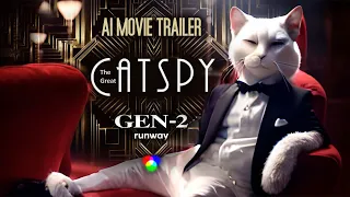 The Great Catspy - GEN-2 AI Text-to-Video Movie Trailer