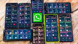 Z Fold + iPhone + Z Flip + Xaomi Redmi + OPPO + Blackview + Samsung Note10 + A53 WhatsApp Group Call