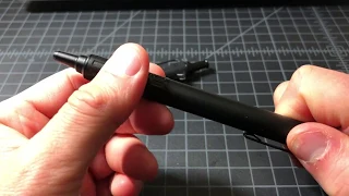 Zebra X-701 vs TomBow AirPress EDC Pen Shootout - Write Upside Down, Wet Surfaces, etc