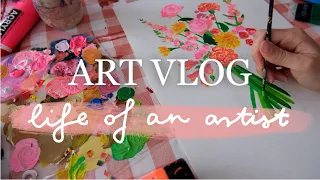 Life as a full-time artist ♥ Painting, Bookbinding, Living in Spring