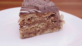 Торт безе з шоколадним кремом | Торт безе с шоколадным кремом | Hazelnut and chocolate meringue cake