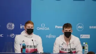 Tom Dean & Matthew Richards - Gold medal relay press conference - Tokyo 2020 Olympics