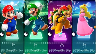 Mario VS Luigi VS Bowser VS Peach 🎶 Who Will Win