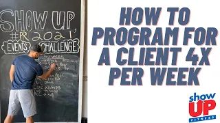 How to program for a beginner 4x per week | Show Up Fitness Internship ONLY $10 per month