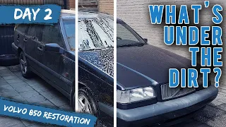 First Wash In 7 Years! - Volvo 850 Restoration - Day 2