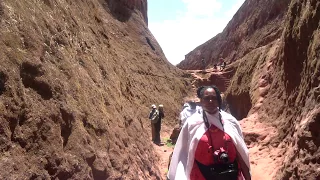 Cutting Through the Cave Churches in Lalibela - Ethiopia May 2017