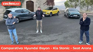 Hyundai Bayon - Kia Stonic - Seat Arona | Comparativa SUV / Test / Review en español | coches.net