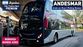 Luxury trip MENDOZA BUENOS AIRES by bus ANDESMAR SUITE FIRST CLASS