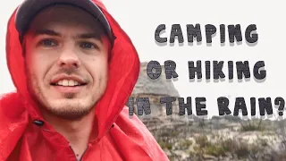 5 tips in 5 minutes for hiking/camping in the rain