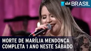 Morte de Marília Mendonça completa 1 ano neste sábado | SBT Brasil (04/11/22)