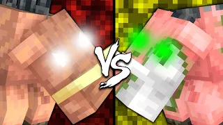 Hoglin vs. Zoglin - Minecraft