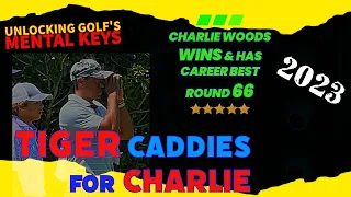 Charlie Woods' Golf Breakthrough: His Career-Low 66 w/ Tiger Woods as Caddie 🏌️‍♂️🐯