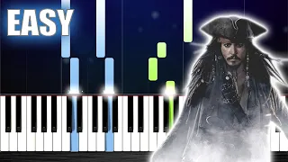 Pirates of the Caribbean - Up Is Down - EASY Piano Tutorial by PlutaX