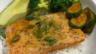 Teriyaki Salmon rice bowl