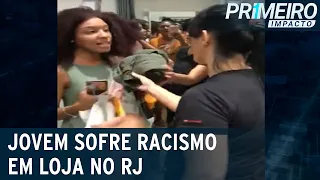 RJ: jovem sofre racismo em loja de departamento em shopping | Primeiro Impacto (14/11/22)