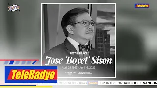 Saktong Kwentuhan: Pag-alala kay Boyet Sison | SAKTO (18 April 2022)