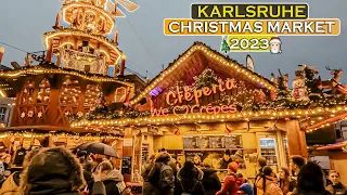 CHRISTMAS Market 2023 Karlsruhe Germany  🎅🎄 Weihnachtsmarkt