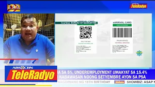 Mga dapat malaman sa e-arrival cards | SRO (9 Nov 2022)