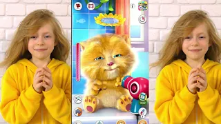 SOFIA bắt chước mèo Ginger 💙 phần 2🐱❤️ Sofia & Dima Vlog