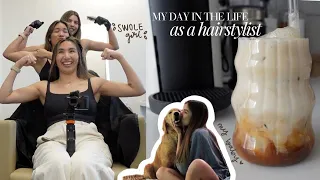a day in the life as a hairstylist✨ | come to work with me, a typical work day, meet my friends