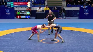 BRONZE FS - 79 kg: D. ORAZGYLYJOV (TKM) v. I. SHAPIEV (UZB)