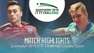 Peter Hribar vs Filip Zeljko | 2019 ITTF Challenge Croatia Open (Group)