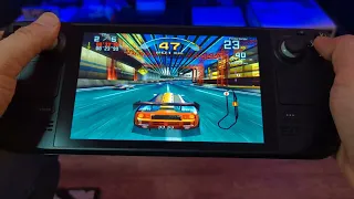 Scud Race / Super GT (arcade) running on Steam Deck
