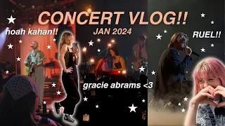 CONCERT VLOG 🎧🎶 🎤  noah kahan, gracie abrams and ruel!