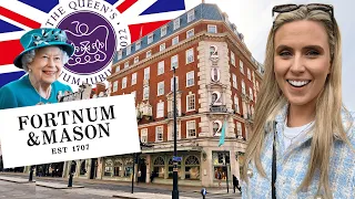 QUEEN'S PLATINUM JUBILEE 2022 | Fortnum & Mason Shopping trip