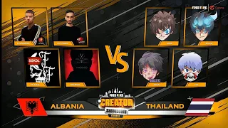 Team Ruok Vs Team Vincenzo Clash Of Gods Full Gameplay Free Fire 4vs4  [ Albania Vs Thailand ]