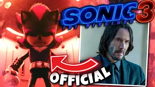 Keanu Reeves Is Officially Voicing Shadow The Hedgehog