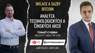 🔴Analýza technologických a čínských akcií | Bitcoin | Inflace a úrokové sazby