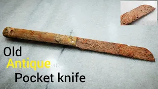 Old Antique Pocket Knife Restoration | 15 MIN RESTORATION