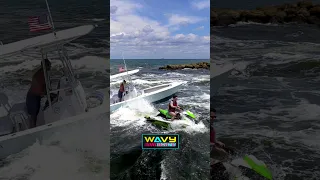 Captain Rages at JetSki! | Haulover Inlet | Wavy Boats