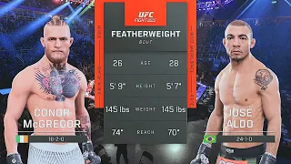 "UFC 178" Conor McGregor Vs. "UFC 179" José Aldo : EA Sports UFC 5 Simulations : UFC 5 (PS5)