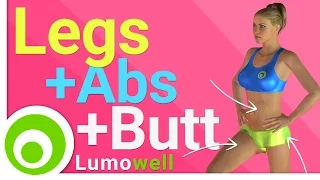 Legs, abs and buttocks workout: exercises to tone legs, lift butt and  get flat stomach