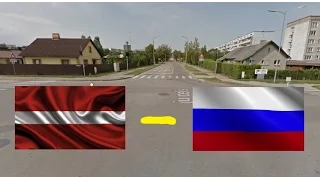 Russia and Latvia. Rzhev - Jelgava. Comparison.