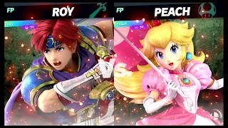 Super Smash Bros Ultimate Amiibo Fights – 6pm Poll Roy vs Peach