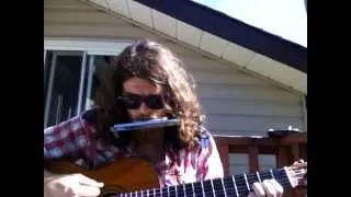 (Cover) Neil Young-Harvest Moon Guitar/ Harmonica solo cover