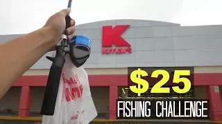 $25 Kmart Fishing Challenge!! (Surprising!)