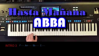 Hasta Manana - ABBA, Cover, eingespielt mit titelbezogenem Style auf Yamaha Genos